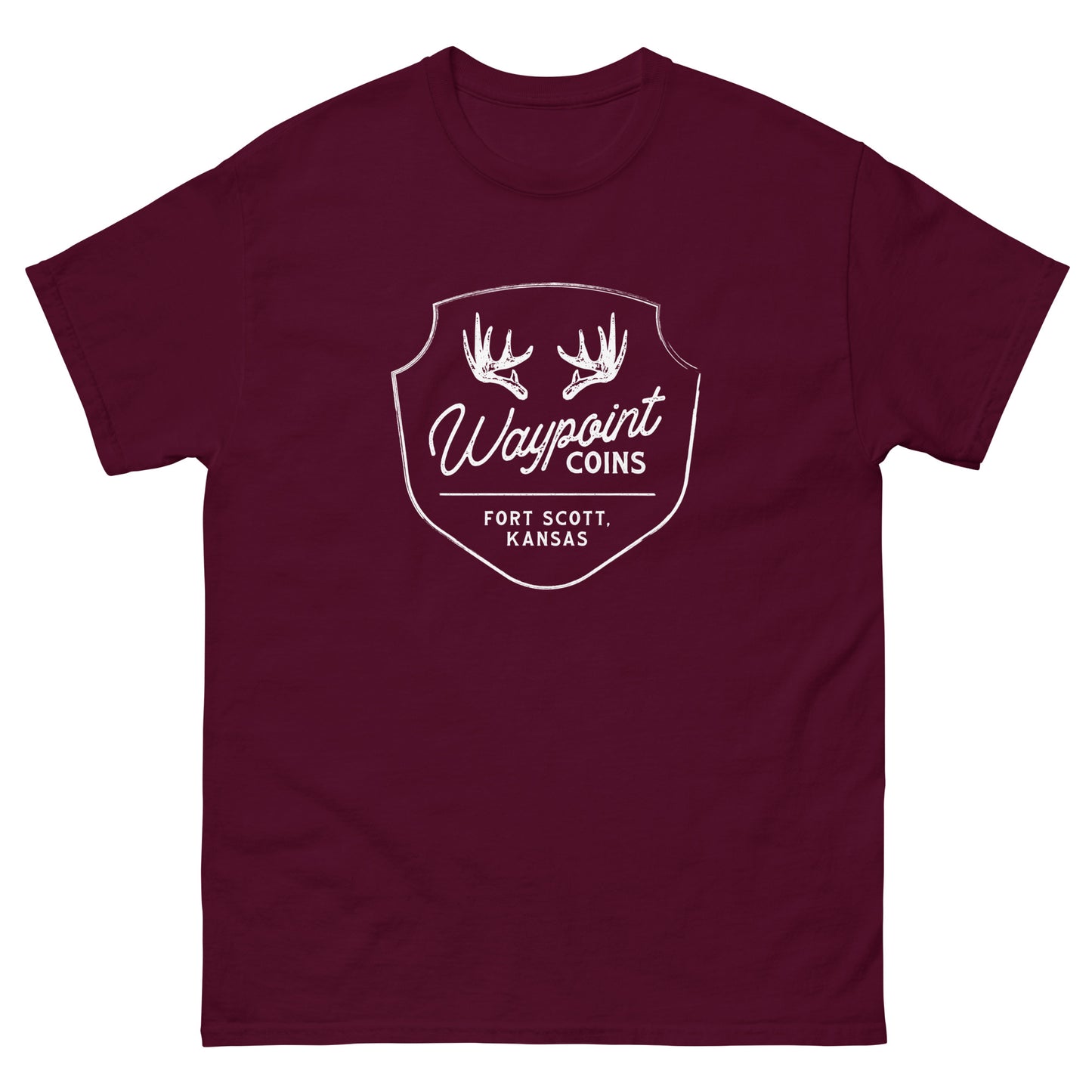 Antler Shield Tee - Waypoint Coins