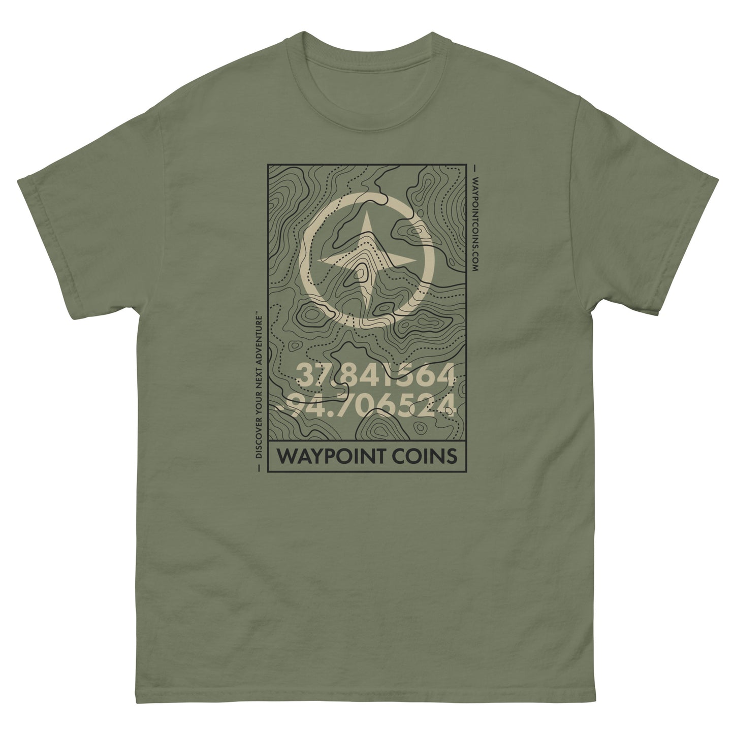 Topography Tee - Waypoint Coins