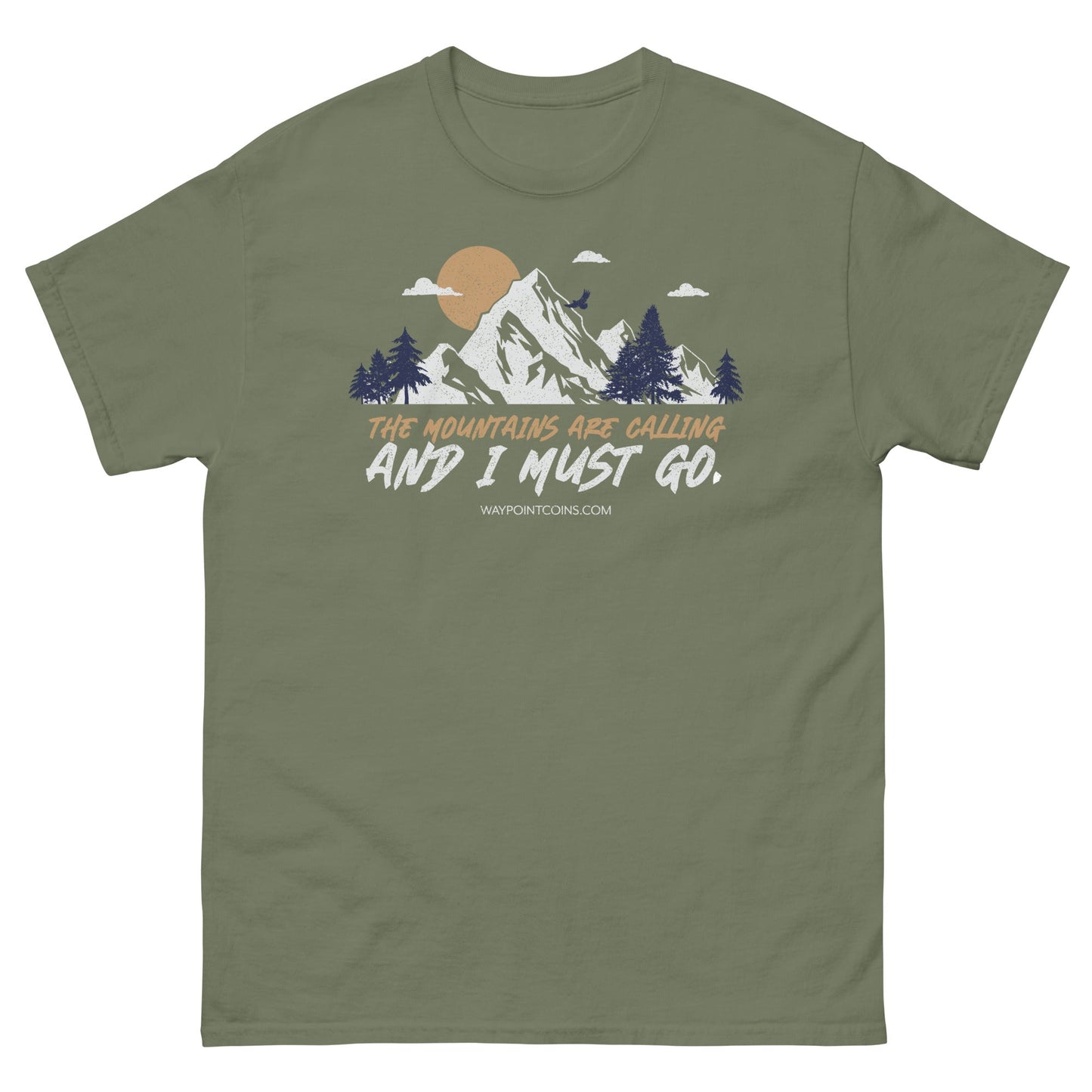 Mountains Are Calling Tee - Waypoint Coins