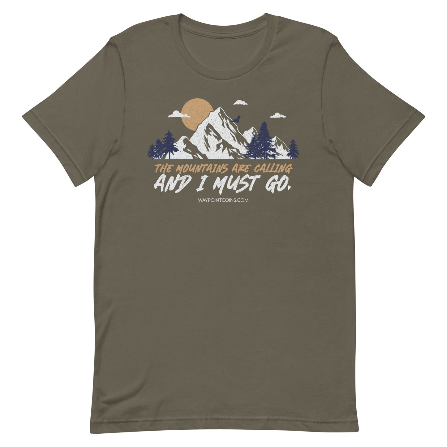 Mountains Are Calling Tee - Waypoint Coins
